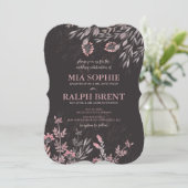 Een midzomernacht droombruiloft kaart (Staand voorkant)