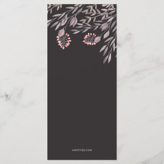 Een midzomernacht droombruiloft programma (Achterkant)