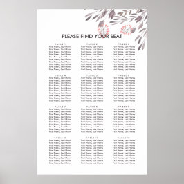 Een midzomernacht van de droom bruiloft zitgrafiek poster