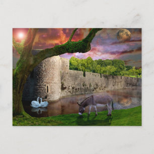 Een midzomernachting droom. briefkaart