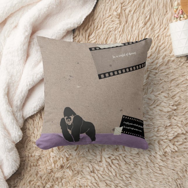 Een Mighty Gorilla dekbedovertrek Kussen (Deken)