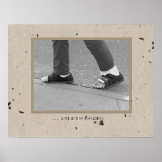 ... een mijl in mijn schoenen poster