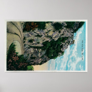 Een Mile High, bij Mt. LoweMt. Lowe, CA Poster