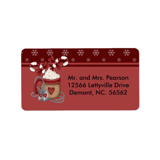 Een militaire kerst etiket (Voorkant)