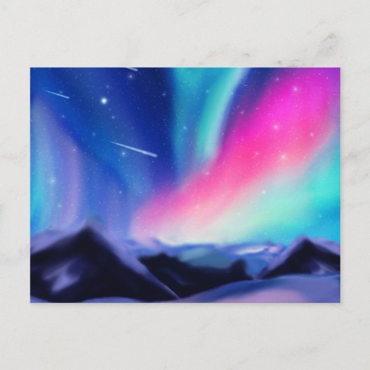 Een miljoen Aurora Dreams Briefkaart (Voorkant)