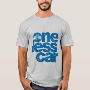 Eén minder auto t-shirt