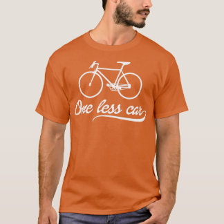 Eén minder autofiets t-shirt