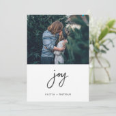 Een minimalistisch kerstfeest | Speel mee met twee Feestdagenkaart (Staand voorkant)