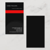 Een minimalistisch modern, modern visitekaartje (Voorkant / Achterkant)