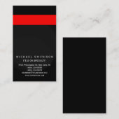 Een minimalistisch modern, modern visitekaartje (Voorkant / Achterkant)