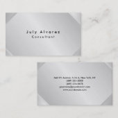 Een minimalistisch modern, modern visitekaartje (Voorkant / Achterkant)