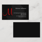 Een minimalistisch modern, modern visitekaartje (Voorkant / Achterkant)