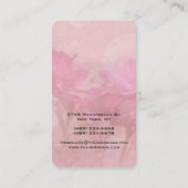 Een minimalistisch modern, modern visitekaartje (Achterkant)