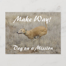 Een missie doen briefkaart