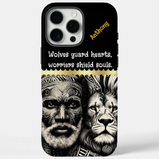 Een mix van Afrikaanse cultuur en wildlife Case-Mate iPhone Case (Achterkant)