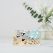 Een modern, aantrekkelijk meisje gezicht visitekaartje (Staand voorkant)