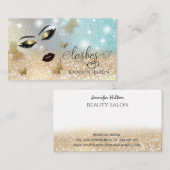 Een modern, aantrekkelijk meisje gezicht visitekaartje (Voorkant / Achterkant)