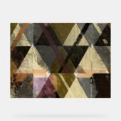 Een modern abstract ontwerp acryl bord (Voorkant)