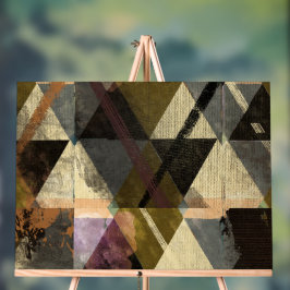 Een modern abstract ontwerp acryl bord