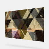 Een modern abstract ontwerp acryl bord (Hoek)