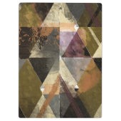 Een modern abstract ontwerp klembord (Achterkant)