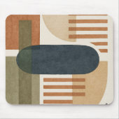 Een modern abstract ontwerp met overlappende geo muismat (Voorkant)