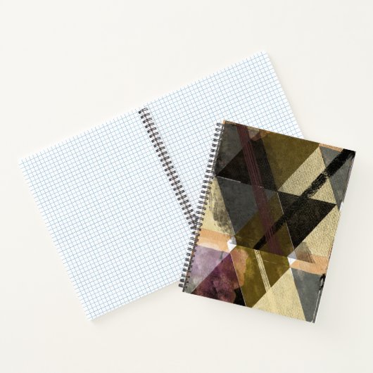 Een modern abstract ontwerp notitieboek (Binnen)