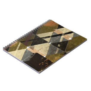 Een modern abstract ontwerp notitieboek