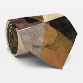 Een modern abstract ontwerp stropdas (Opgerold)