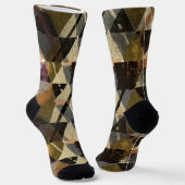 Een modern abstract ontwerpCrew Sokken (Gebogen)