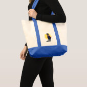 Een modern Man in levendige, Abstracte app Tote Bag (Voorkant (product))