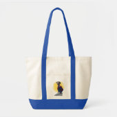 Een modern Man in levendige, Abstracte app Tote Bag (Voorkant)