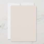 Een moderne bruiloft bewaar de datumkaart met boho save the date (Achterkant)