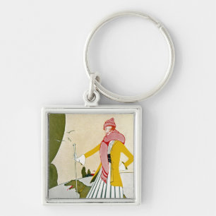 Een moderne herderlijkheid sleutelhanger