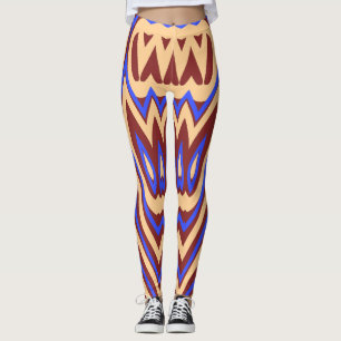 Een moderne kleurrijke "Ratti_Creative_Arts" Leggings