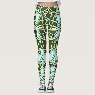 Een moderne veelkleurige naadloze "Ratti_Creative_ Leggings