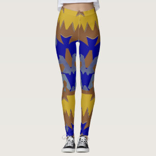 Een moderne veelkleurige naadloze "Ratti_Creative_ Leggings