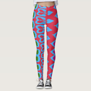 Een moderne veelkleurige naadloze "Ratti_Creative_ Leggings