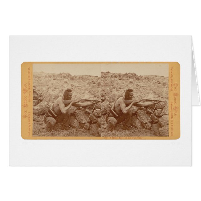 Een Modoc Brave op het Warpad (1172) (Voorkant Horizontaal)