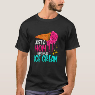 Een moeder die van Ice Cream Frozen Gelat houdt T-shirt