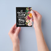 Een moeder is als een bloem cadeau, Moederdag cade Flyer (Hand)
