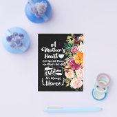 Een moeder is als een bloem cadeau, Moederdag cade Flyer (Enkel)