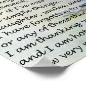 Een Moederdag gedicht Poster (Hoek)