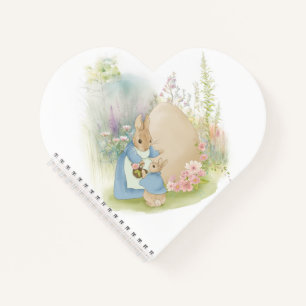 Een moederkonijn met een baby konijn Spiraal Noteb Notitieboek