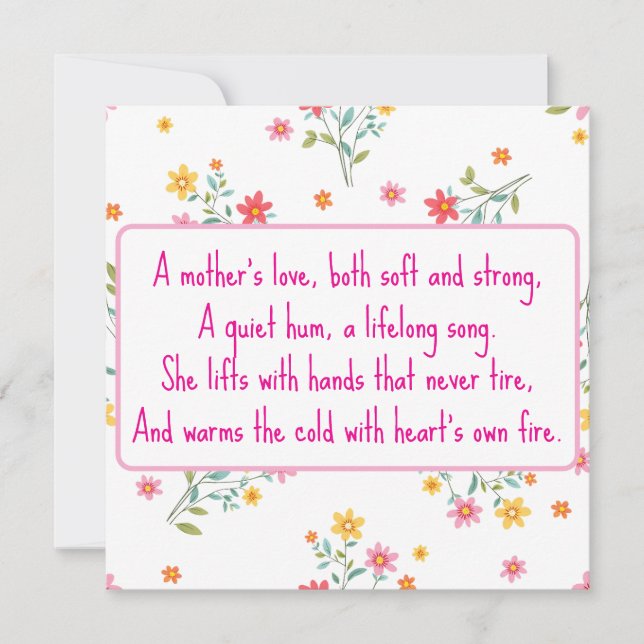 Een moederliefde (Voorkant)