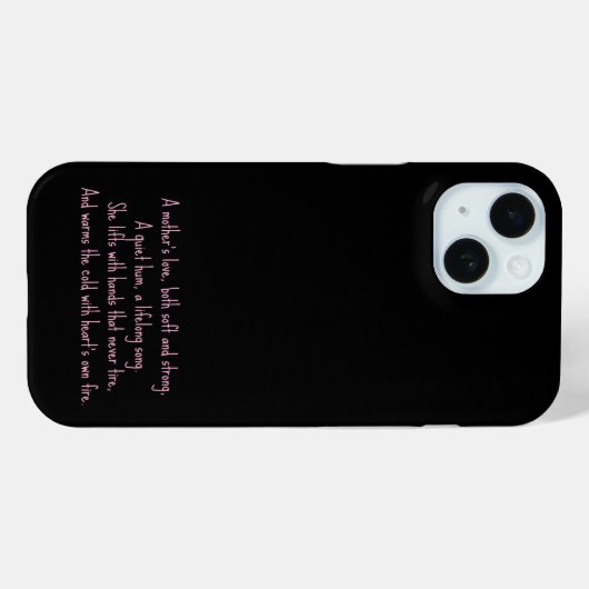 Een moederliefde Case-Mate iPhone case (Achterkant (horizontaal))