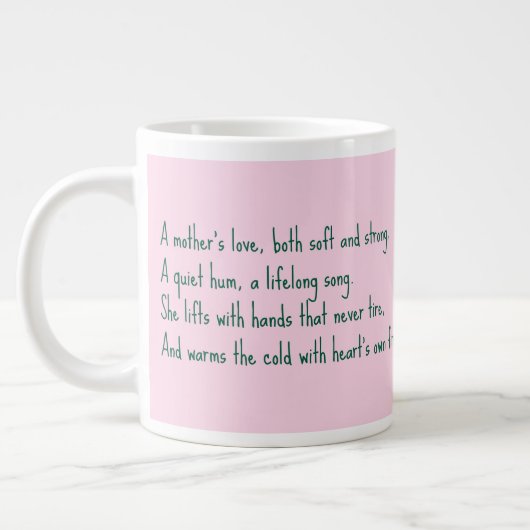 Een moederliefde extra grote beker (Links)