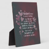Een moederliefde fotoplaat (Zijkant)