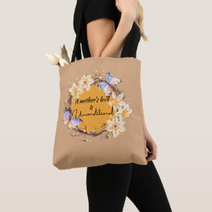 Een moederliefde is onvoorwaardelijke Canvas tas