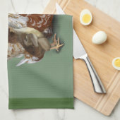 Een moederliefde theedoek (Quarter Fold)